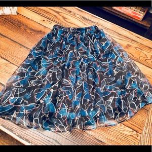 Anthropologie Butterfly skirt